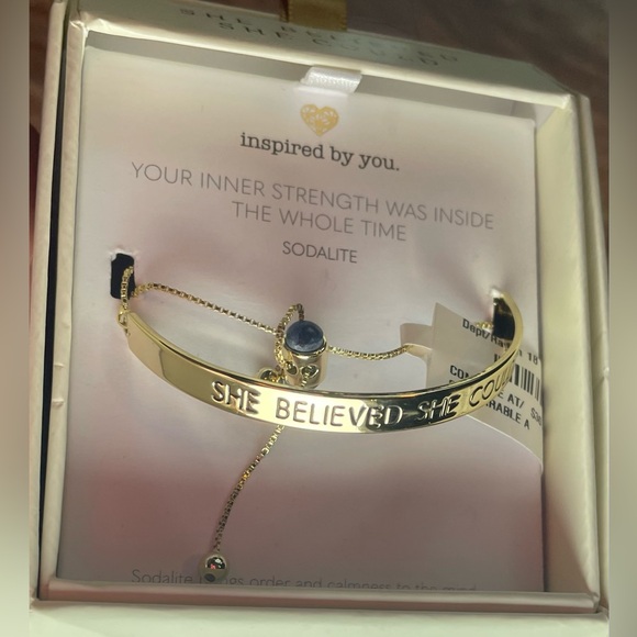 🆕SHE BELIEVED SHE COULD Bracelet/Bangle - Picture 3 of 3